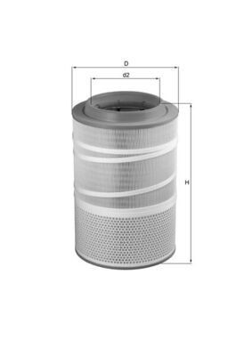 Filtro de ar Mahle Original LX1278 preço, a partir de 63,41 USD